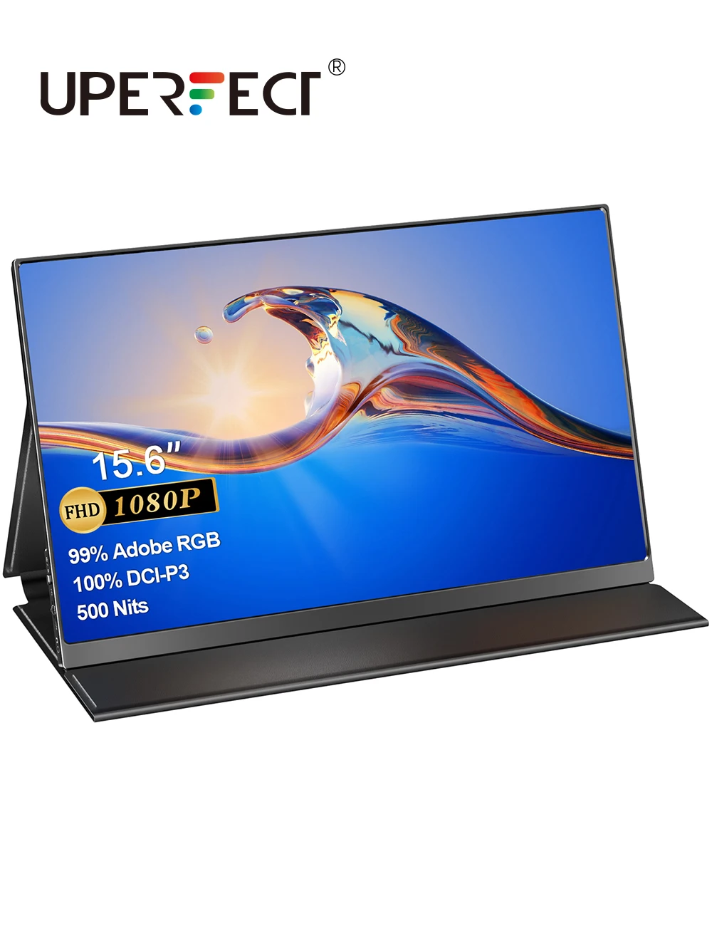 Портативный монитор UPERFECT 15 6 &quot FHD IPS экран 100% DCI-P3 99% sRGB 500 нит с USB C | Компьютеры и