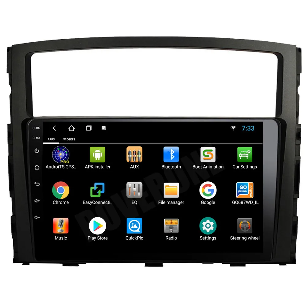 Автомагнитола RoverOne для Mitsubishi Pajero V97 V93 2006 2011 Android 10 автомобильный мультимедийный