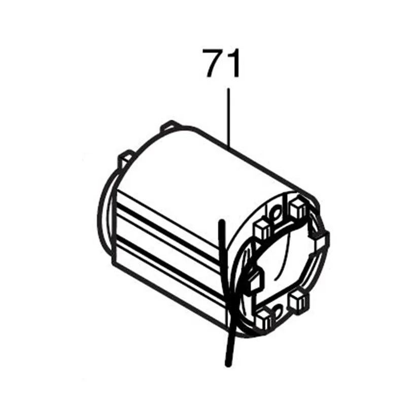 MAKITA 593313 1 220 240V Промышленный Статор для HR2412|Аксессуары электроинструментов| |