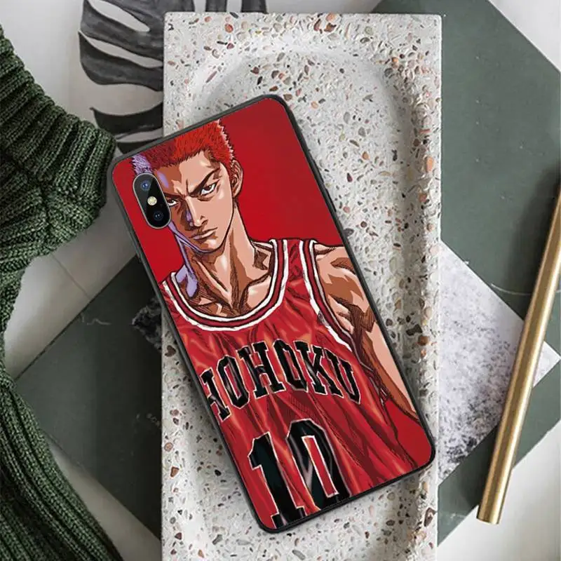 

Anime SLAM DUNK basketball Phone Case for iPhone 11 12 pro XS MAX 8 7 6 6S Plus X 5S SE 2020 XR