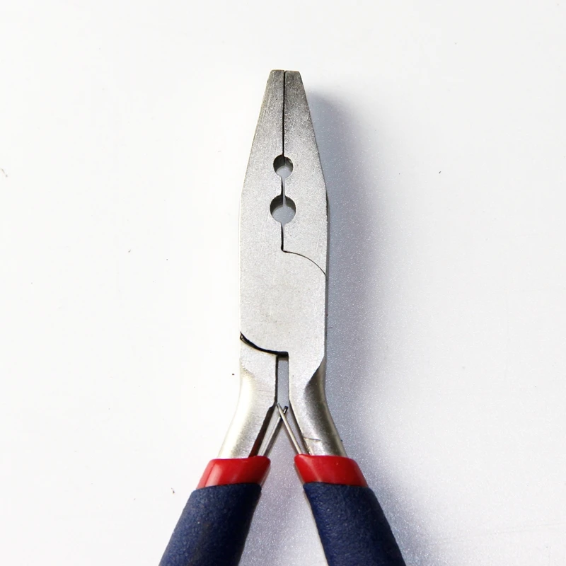 Плоскогубцы для волос заостренные с двумя отверстиями плоскогубцы наращивания