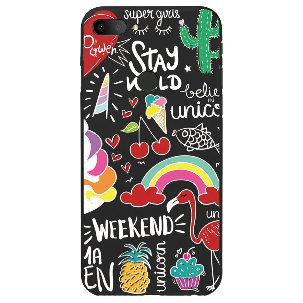 Flower Soft Silicon Case For Alcatel 1S 2019 Cases 5024D Anti-Knock Protective Housing Back Shell Bumper Bag |