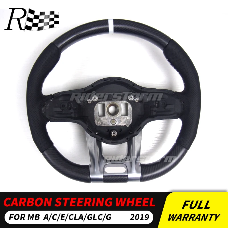 Автозапчасти 2019 W205 рулевое колесо из углеродного волокна для MB A C class A200L W177 новый