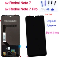 original display for xiaomi redmi note 7 lcd display touch screen digitizer assembly frame redmi note 7 pro replace free tools