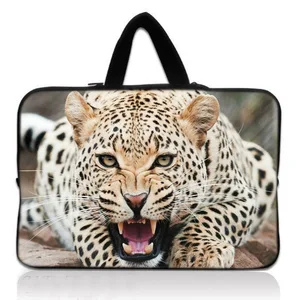 leopard laptop bag for macbook air pro 13 case 13 14 15 15 6 inch women men handbag for dell asus hp acer lenovo huawei sleeve free global shipping