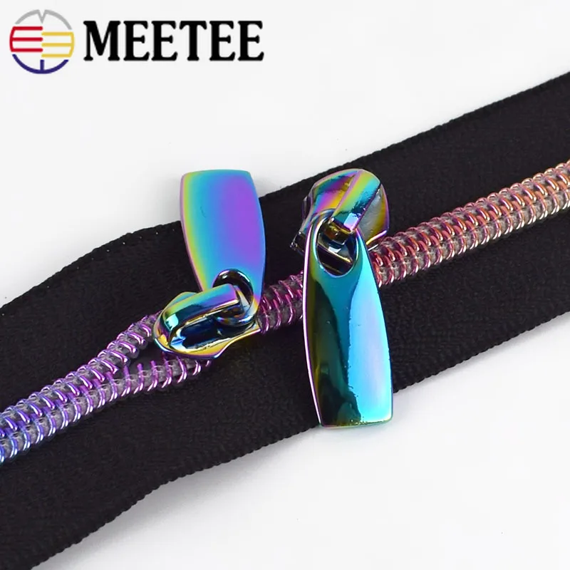 

5/10pcs 5# Zipper Silder for Nylon Zip for Bag Pocket Zippers Head Puller DIY Zips Repair Replacement Sewing Accessories