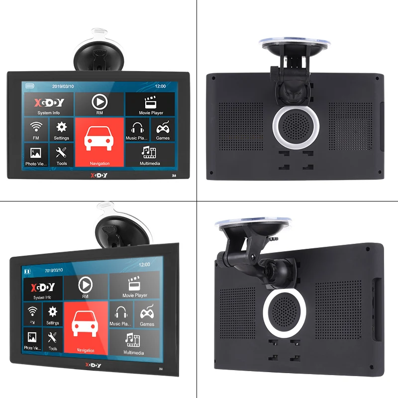 Фото GPS-навигатор XGODY X4, для грузовика, 9 дюймов, 256 Мб, 8 ГБ, Bluetooth, навигатор, GPS, спутниковая навигация, FM, камера заднего вида, Россия, 2020, Карта Европ... №2