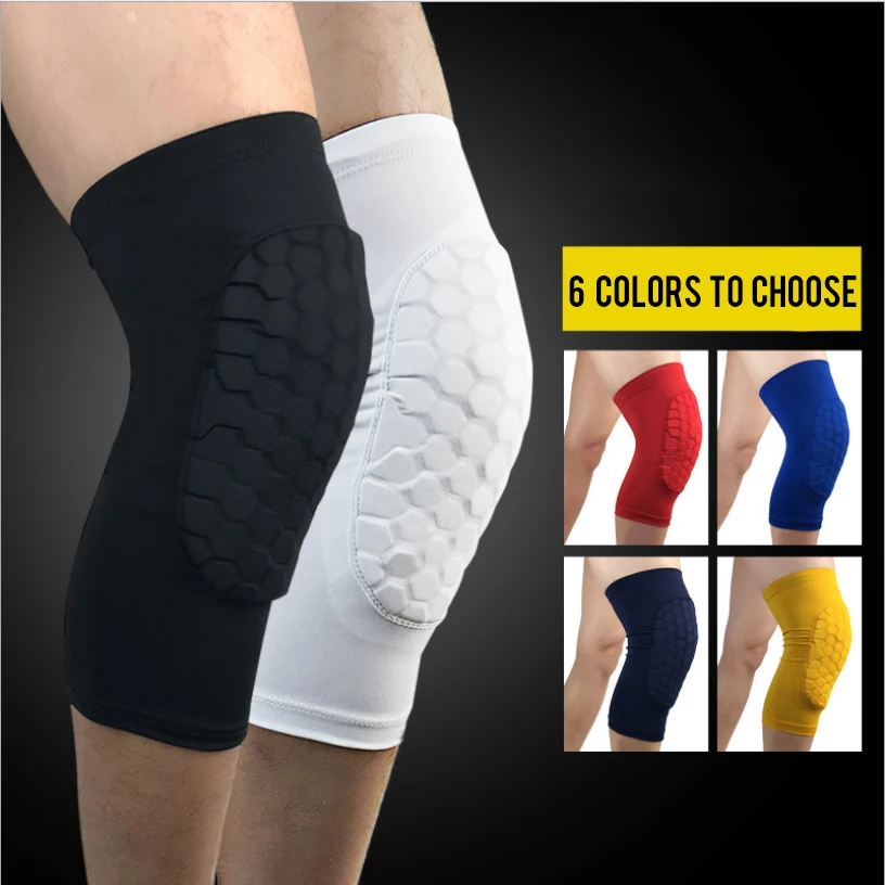 

Basketball sports Knee Pads Honeycomb Sport Safety Volleyball Kneepad Compression Socks Knee Wraps Brace Protection Football 1PC