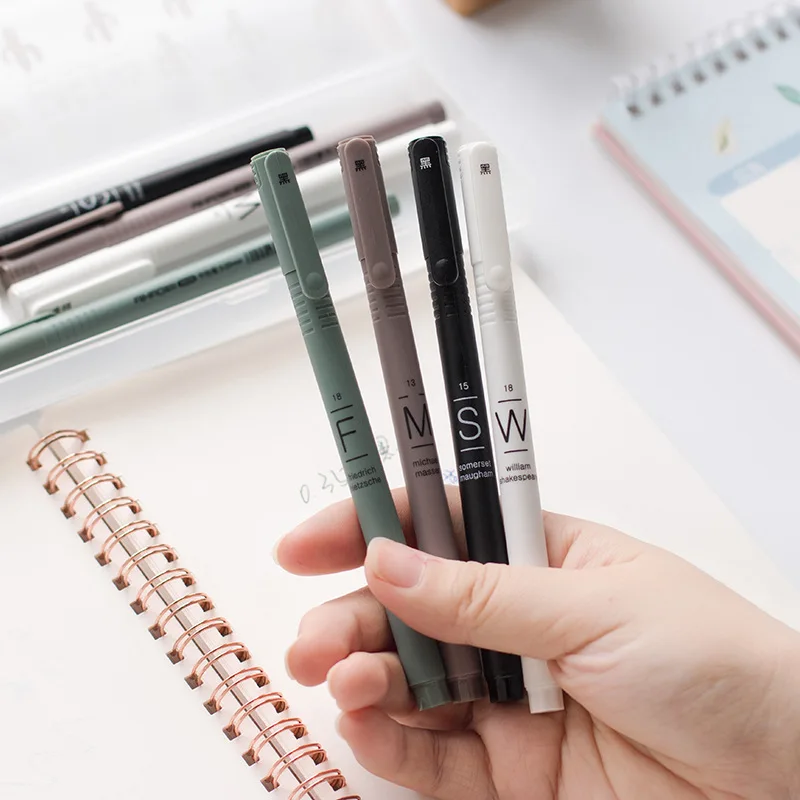 Мохамм 0 35 мм простой матовый Гель лак ручка с черной полной иглой трубка со