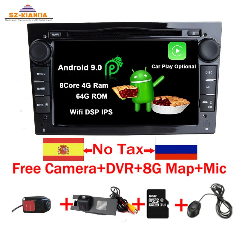 Android 9,0 Автомобильный gps для Opel Vauxhall Astra H G J Vectra Antara Zafira Corsa Vivaro Meriva Veda Wifi Bluetooth Радио DVD плеер