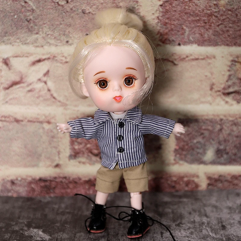 Ob11 одежда костюм bjd футболка ГК глиняная кукла платье Повседневная ковбойская