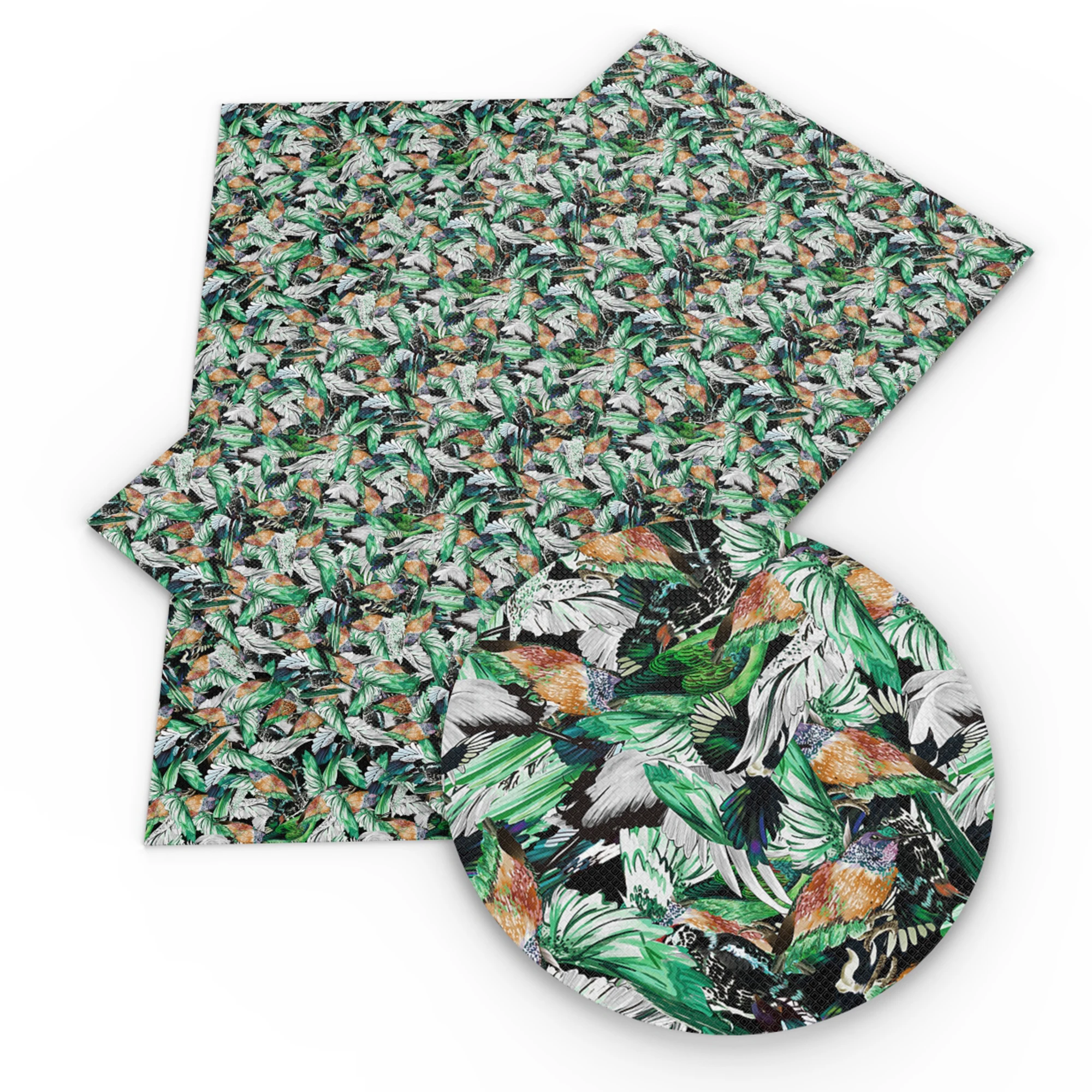 Сова собака птицы КИТ полиэстер хлопок/4 способ стрейч ткань лоскутное шитье