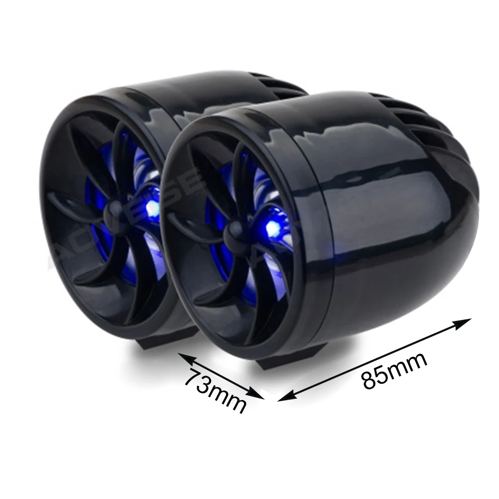 Водонепроницаемый мотоциклетные радио MP3 плеер 7 Вт мото Динамик Поддержка