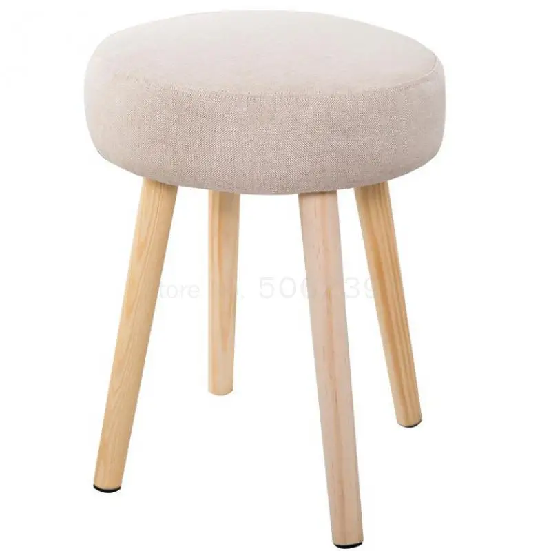 Твердая древесина для обуви табуреты тканевое искусство маленькие семейные