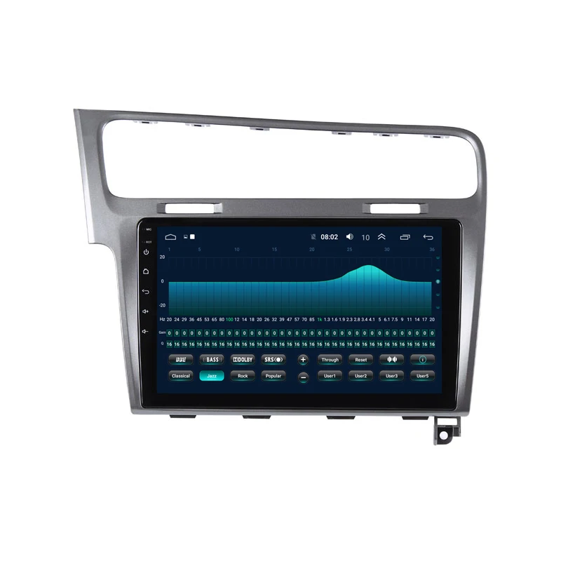 10 1 "Android автомобильный DVD мультимедийный плеер GPS для Volkswagen VW Golf 7 2013 2014 2015 аудио