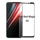 Для ZTE Red Magic 5G черный край закаленное Стекло Экран протектор для ZTE рамка Redmagic 5G 2.5D полное покрытие 9D Безопасность защитная пленка