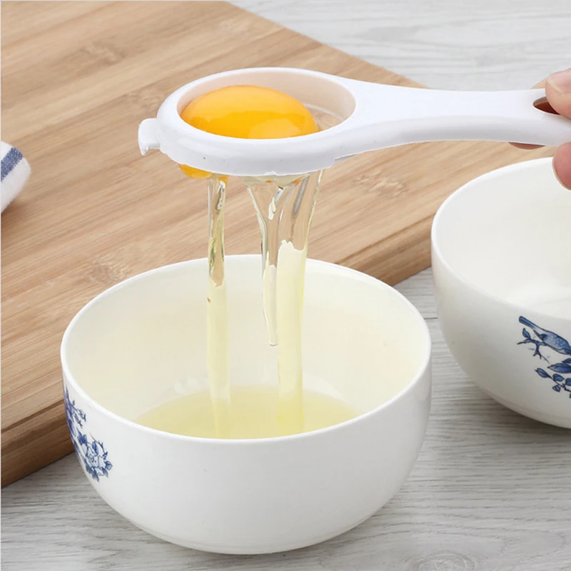 

1PCS Mini Eco Friendly Good Quality Egg Yolk White Separator Egg Divider Egg Tools PP Food Grade Kitchen Gadgets Free Shipping