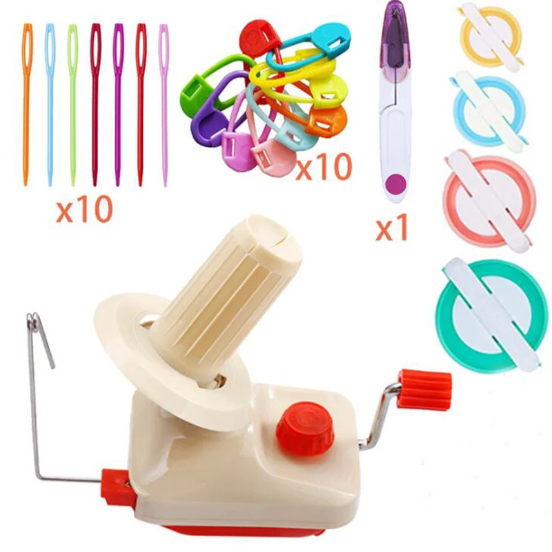 

1Set Manual Handheld String Winding Machine Sewing Knitting Tools Swift Yarn String Ball Wool Winder Holder Machine Accessories