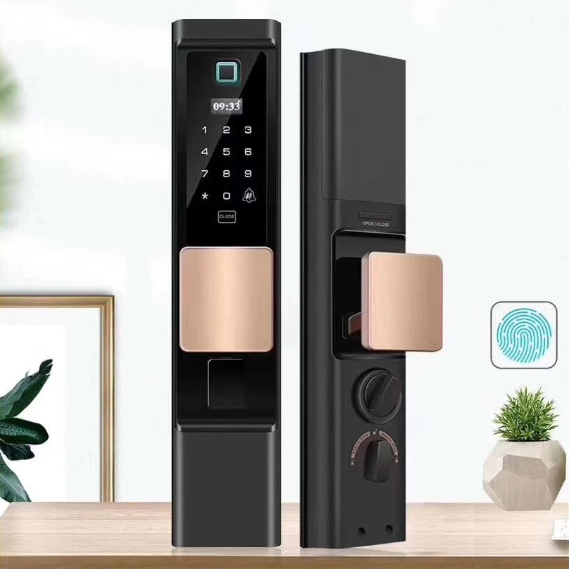 Obawa Intelligent Electronic Lock Biometric Fingerprint Door Safe Mortise Verification With digital code/key/IC card | Безопасность и