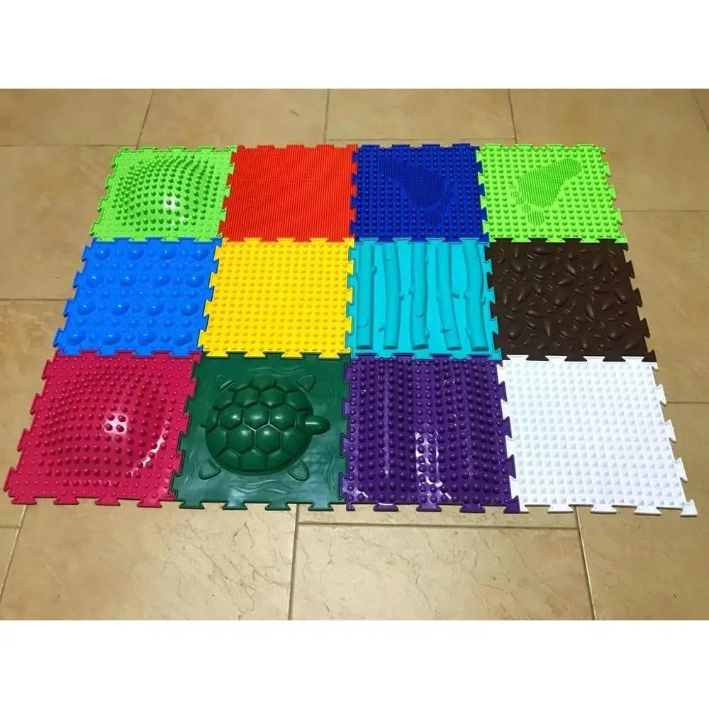 Детский массажный коврик ОРТОДОН набор Ассорти №12 (12 пазлов)|Коврики