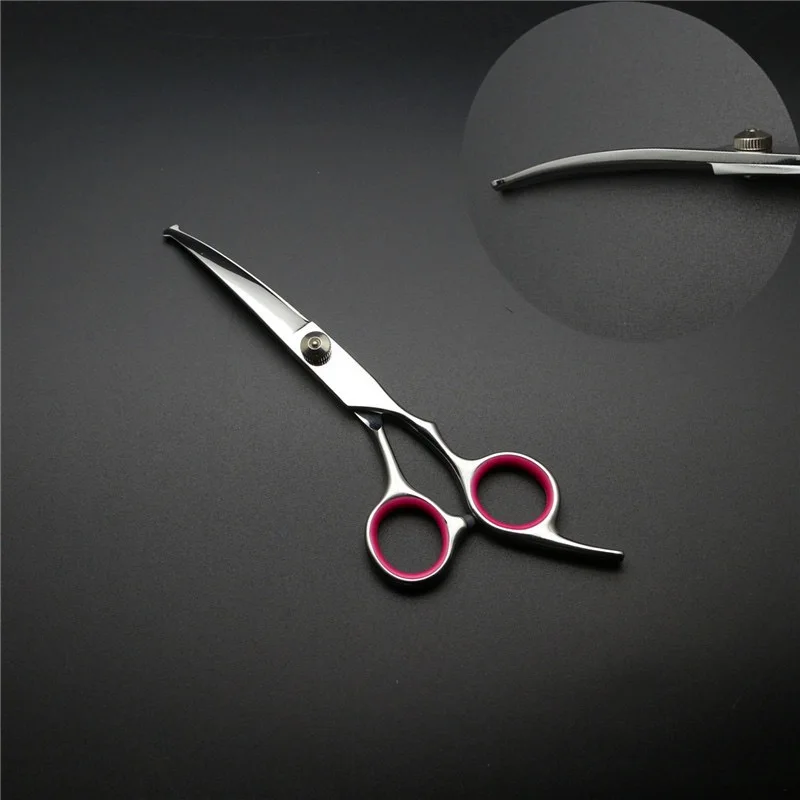 Stainless Steel Pet Dogs Grooming Scissors Up Down Curved Shears Sharp Edge Animals Cat Hair Cutting Barber Tools Kit |