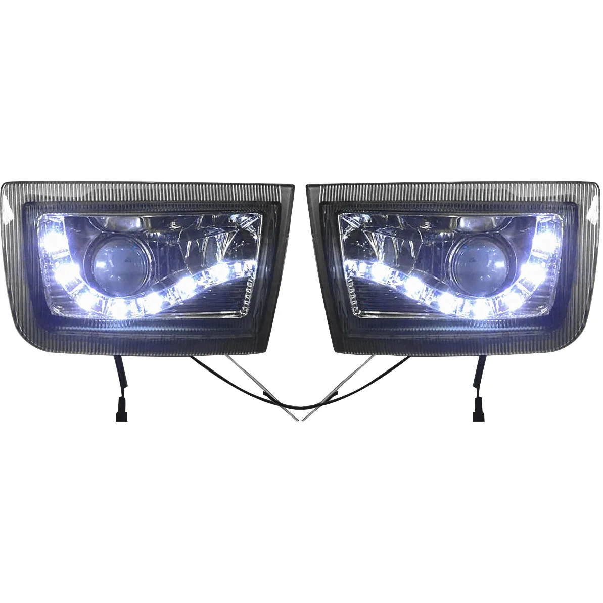 Для Toyota Prado LC90 3400 2700 1998-2002 светодиодный DRL LED переднего бампера противотуманные