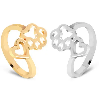 Регулируемое кольцо в виде кошки животного | Украшения и аксессуары