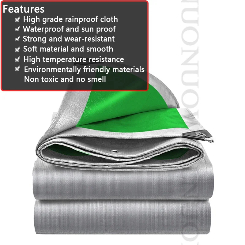 Утолщенный PE брезент Непромокаемая ткань уличный навес из парусины