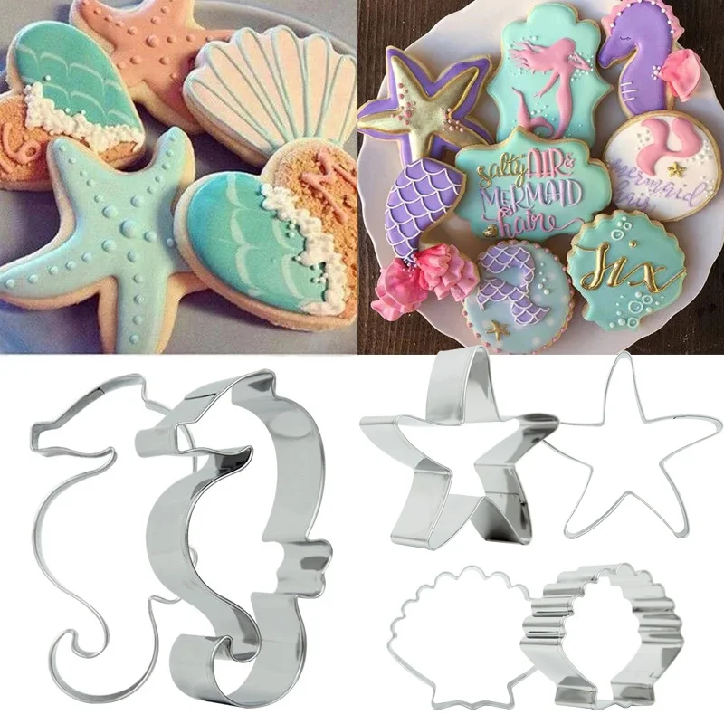 1 шт. под морской русалки вечерние морские звезды ракушки в виде морского конька