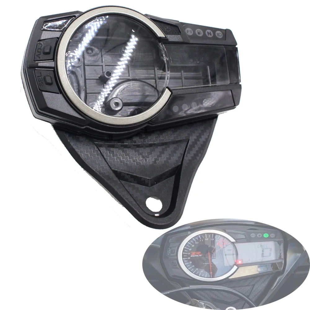 

For SUZUKI GSXR600 GSXR 600K 5750 GSXR750 K11 L1 L2 Speedometer Instrument Case Gauge Odometer Tachometer Housing Cover 11-16