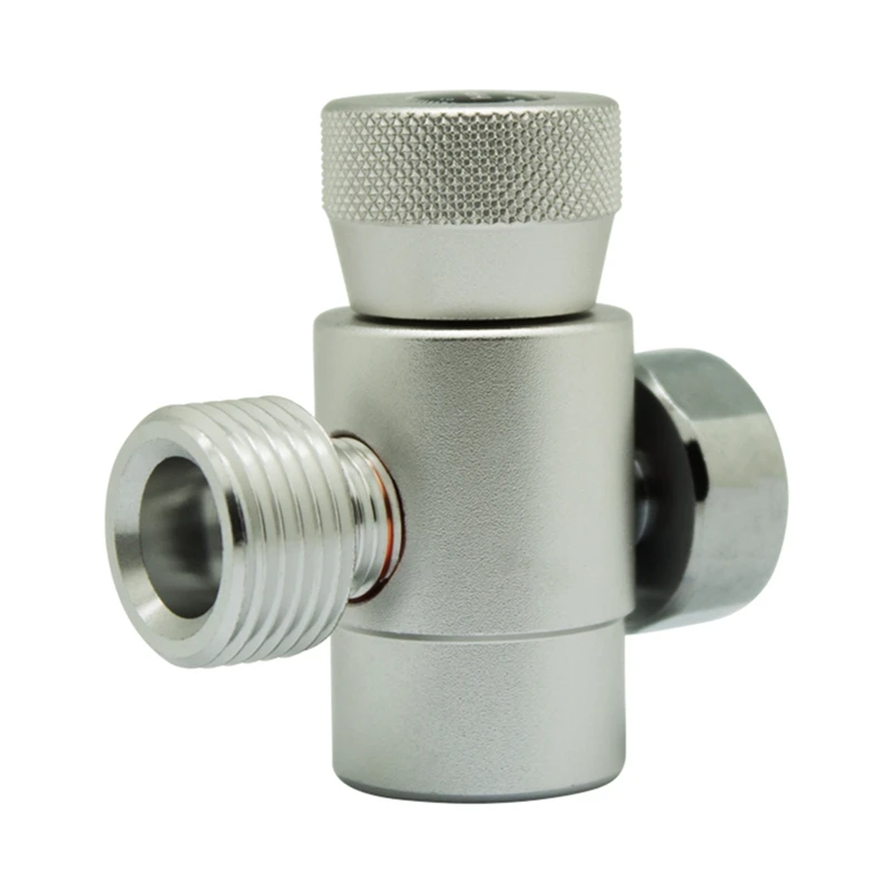 

Для 3000 PSI CO2 заполняющий адаптер регулятор вкл/выкл манометр клапан для адаптер для наружных работ, серебристый