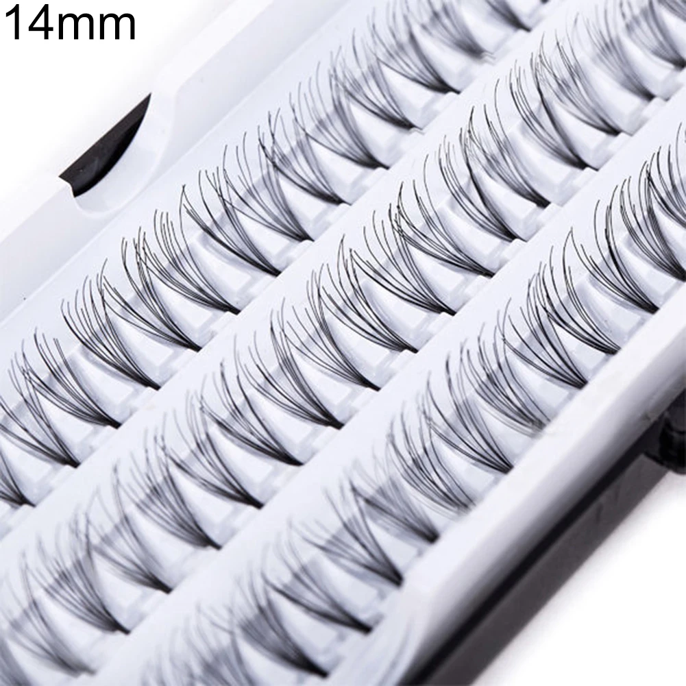 

60 Bundles Mink Eyelash Extension Natural 3D Russian Volume Faux Eyelashes Individual Cluster Lashes Makeup Cilia