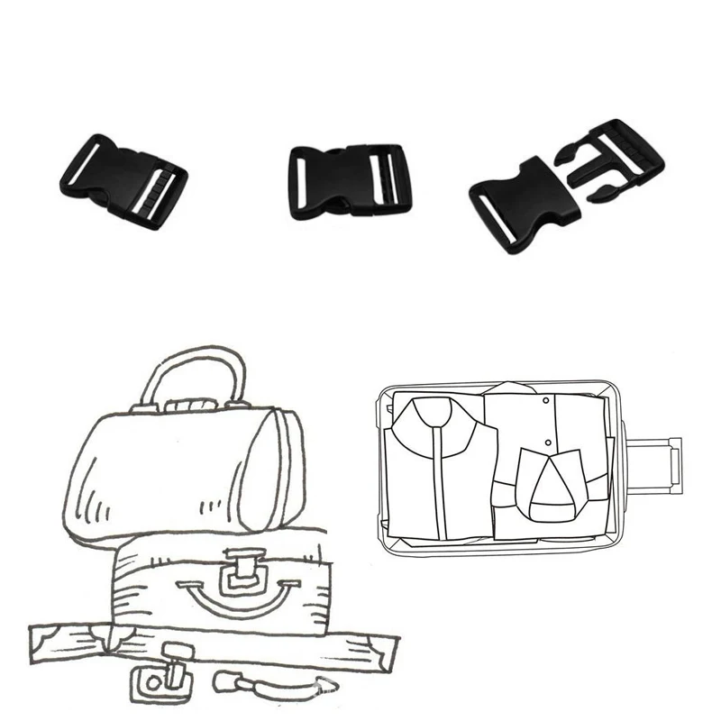 Боковые регулировочные пряжки для продажы паракордового браслета/рюкзак/пояс