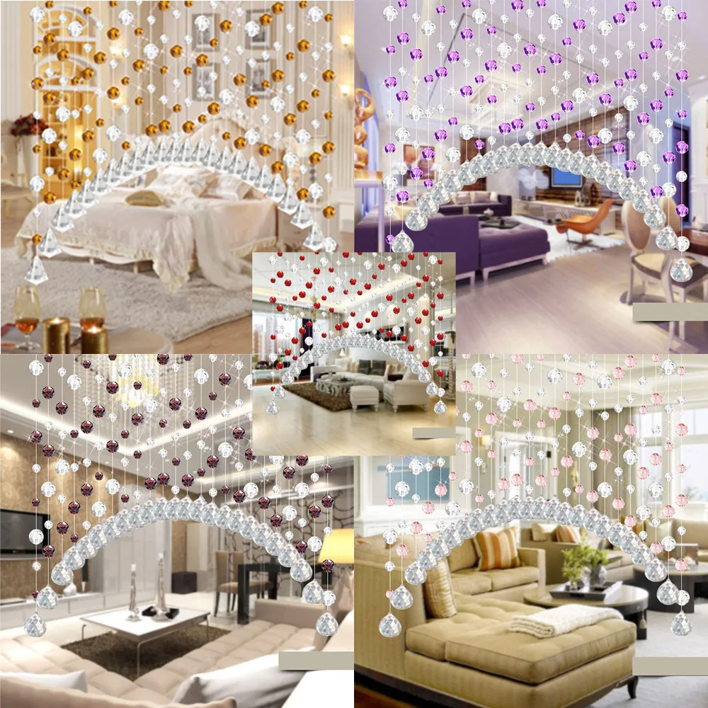 Роскошная занавеска из бисера 2020 для гостиной спальни окна двери свадебное