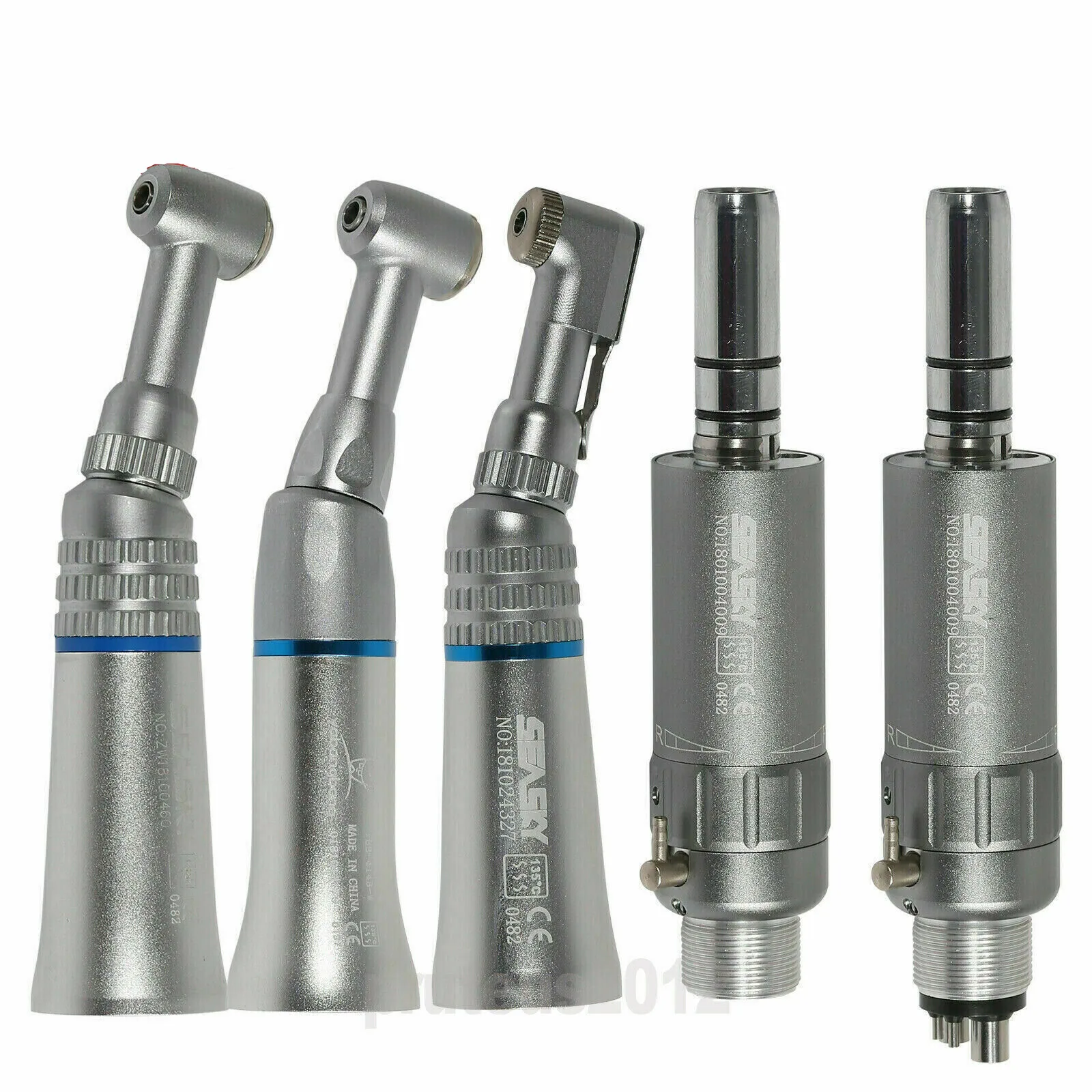 

NSK Style Dental Slow Low Speed Handpiece Contra Angle E-Type Connector Push Latch Button / Air 2/4Hole Motor