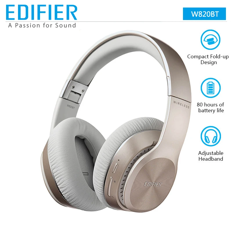 Беспроводные наушники EDIFIER W820BT Bluetooth 4 1 Премиум качество прослушивания до 80 часов