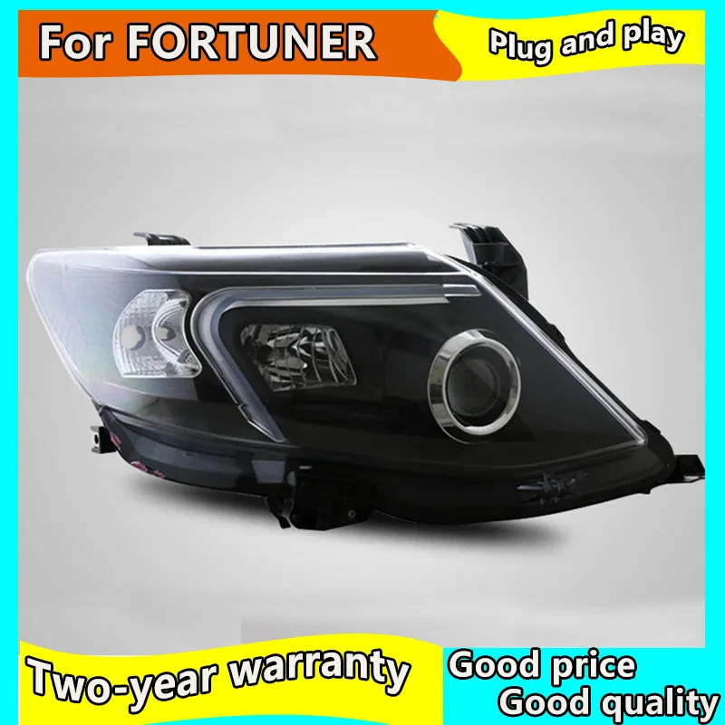 Фара для Тойота Королла фары 2011 2015 Fortuner 4runner светодиодный задний фонарь DRL Bi Xenon