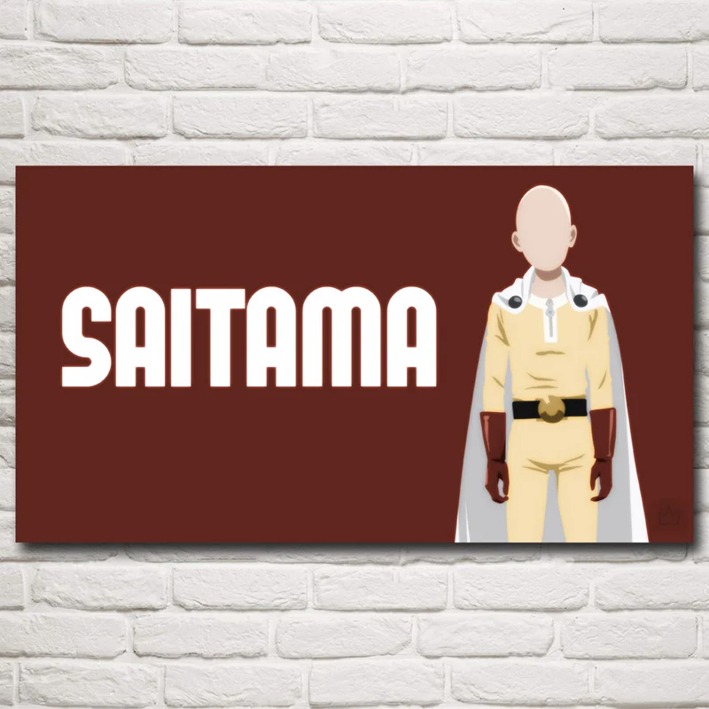 Постеры и принты в стиле аниме foocome ONE PUNCH MAN шелковая Живопись Современное