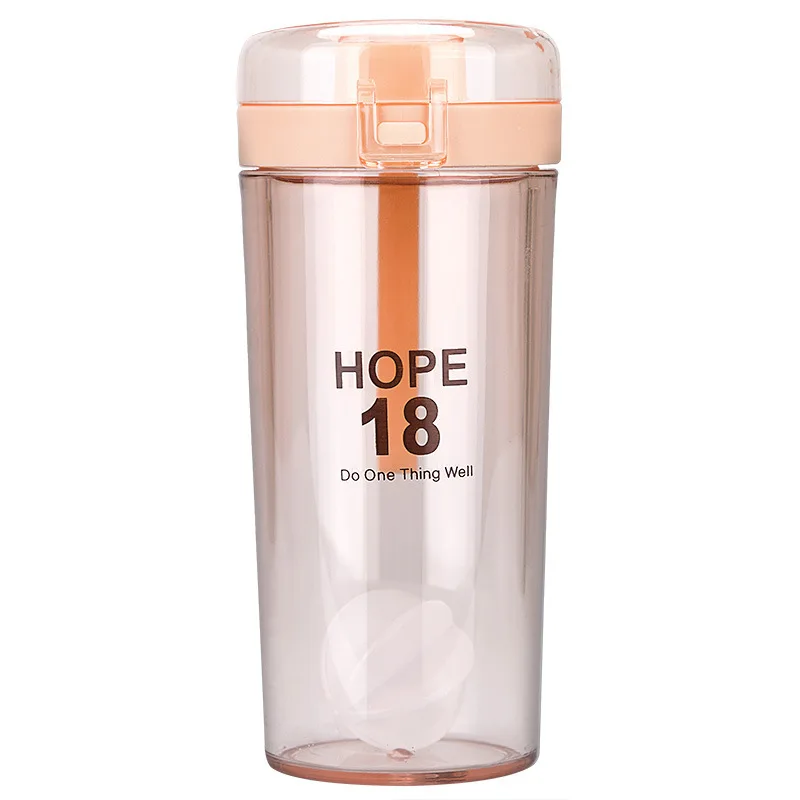 

Portable Drop-Resistant Outdoor Fitness Plastic Cup Children Portable Student Shake Cup Cute Water Bottle for Girls Kawaii