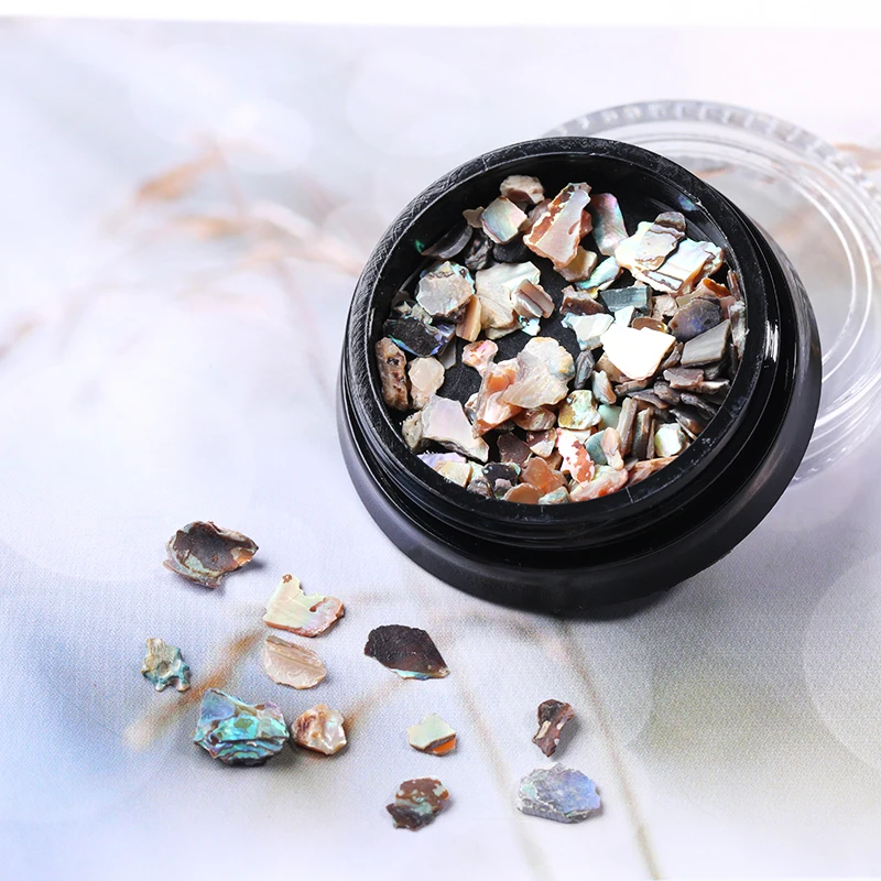 1 коробка 3D украшения для ногтей ракушки из натуральных камней|Стразы и