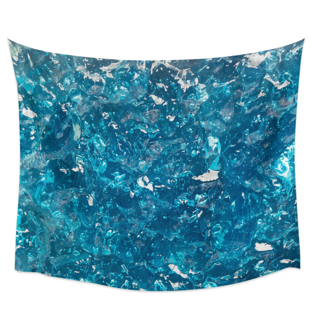 Летний гобелен с изображением голубой водной волны полотенце пляжное Пикник