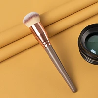1pcs khaki foundation brush face make up brushes tools for foundation loose powder contour makeup brush women beauty cosmetics