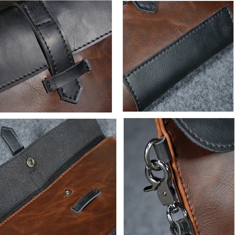 Мужской клатч с клиньями мужская сумочка в стиле ретро высококачественный