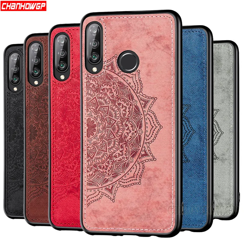 Мягкий тканевый чехол с цветочным рисунком для Huawei P30 P40 Y7P Y5 Y6 Y7 2019 P Smart Z Plus Honor 20 9A 9C