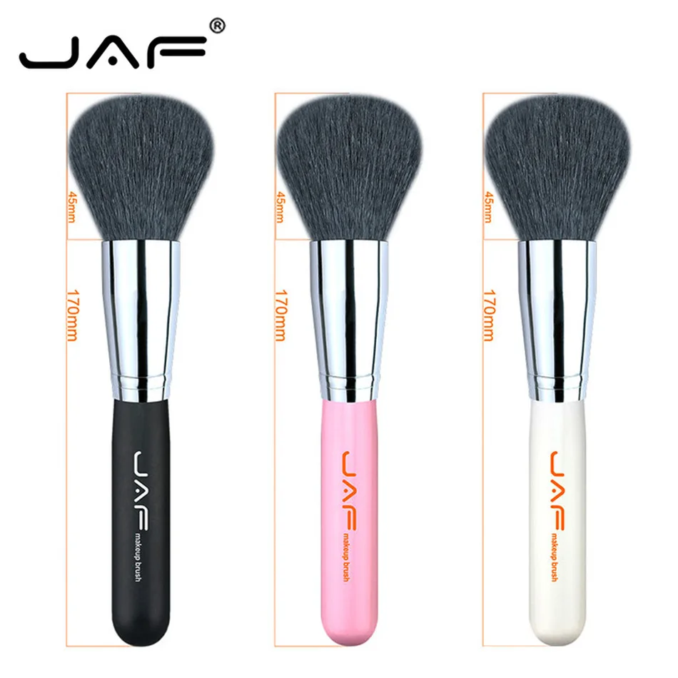Натуральная Кисть для макияжа из козьей шерсти JAF косметическая кисть пудры Blusher