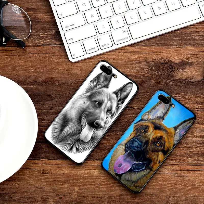 German Shepherd FOR Xiaomi mi 9T A3 PRO MI 6X MIX 2S 3 F1 9 CC9E CC9 8 A2 LITE SE Phone Back Cover Gift | Мобильные телефоны и