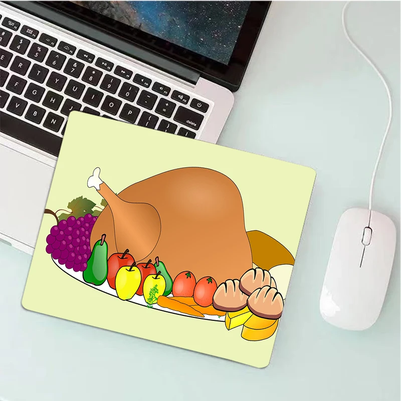 

Cartoon food Small Gaming Mouse Pad Waterproof Work and office Mousepad Gamer Computer Desk Mat Pad Gamer Mouse Mat for PC