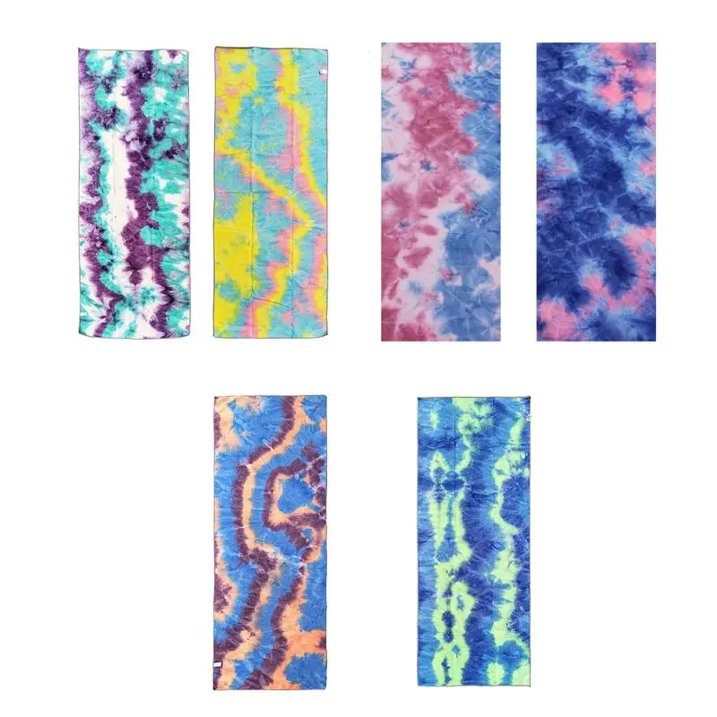 

Sports Quick-drying Washable Yoga Towel Collapsible Overlay Silicone Particles Mat Microfiber Fitness Accessories