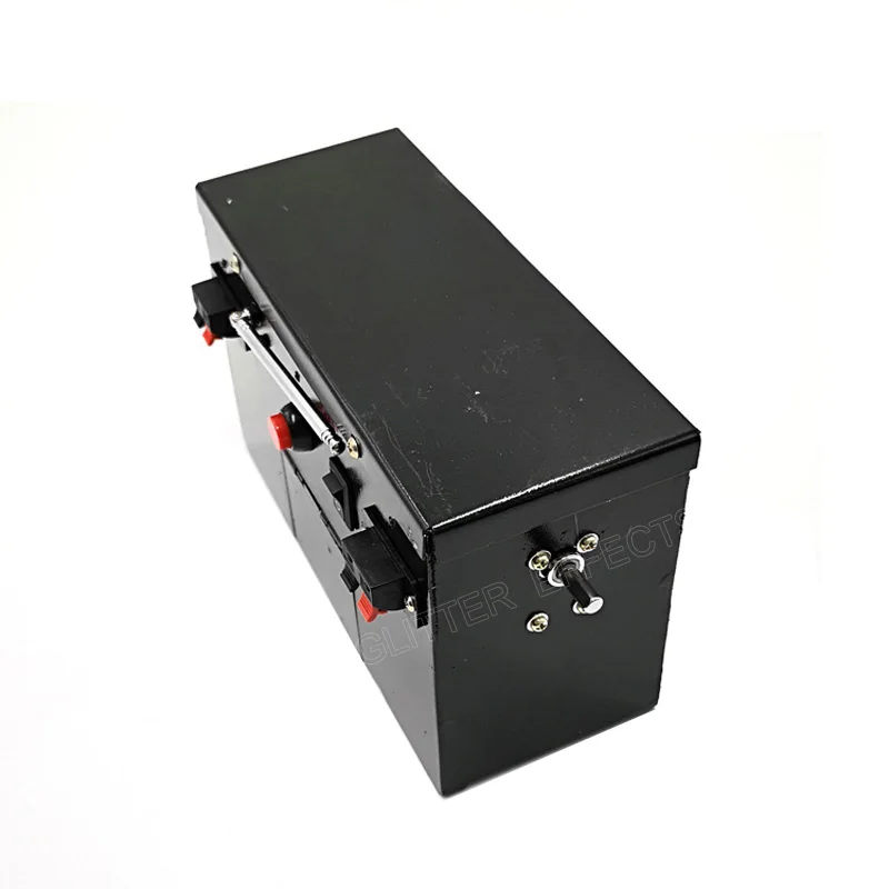 Цена ELT02R двухколесный пульт дистанционного управления, вращающаяся сценическая машина для холодной вечеринки, фонтанный фейерверк