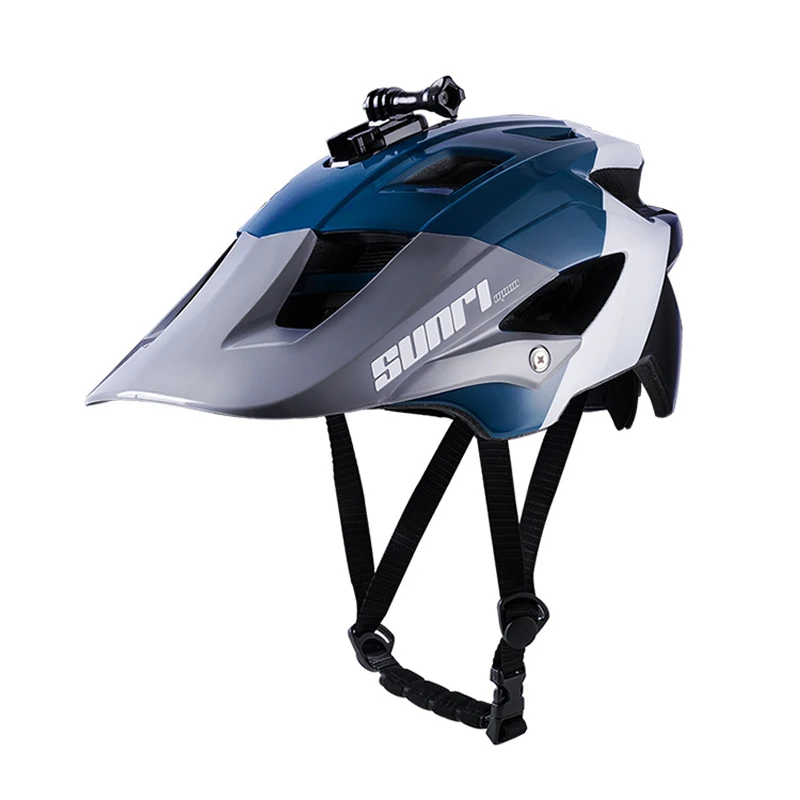 

SUNRIMOON MTB Helmet Ultralight In-Mold Road Bike Helmet With Sports Camera Stand Off-Road Downhill Mountain Bicycle Helmet
